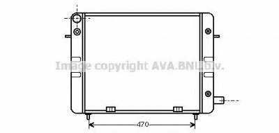 AVA QUALITY COOLING ol2159 -  Радиатор, охлаждение двигателя